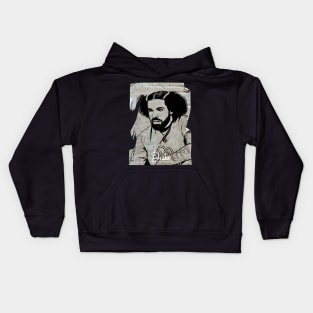 Rapper The Boondocks 80s Vintage Old Poster Kids Hoodie